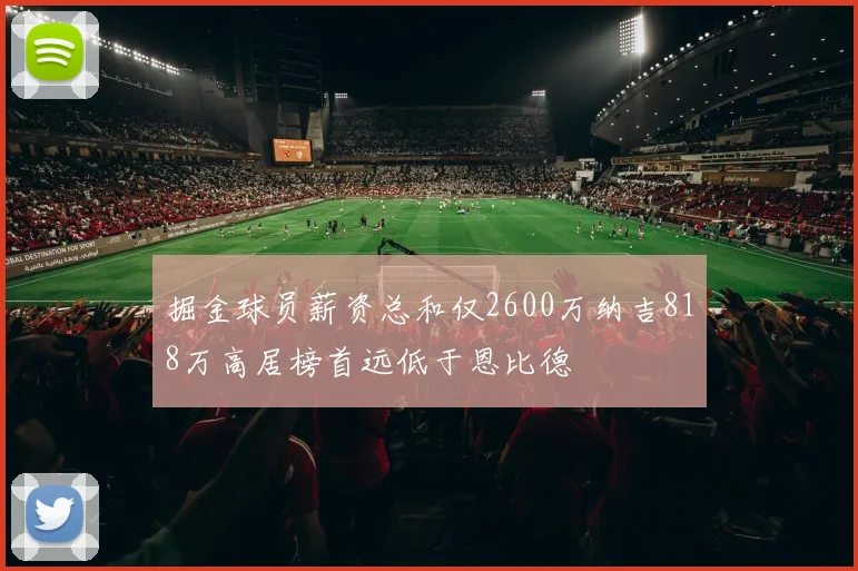 掘金球员薪资总和仅2600万纳吉818万高居榜首远低于恩比德